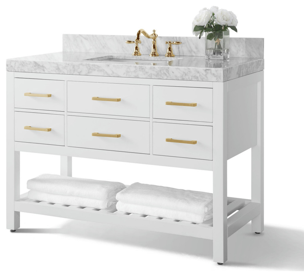Elizabeth Bath Vanity Set, 48" - Transitional - Bathroom Vanities And ...