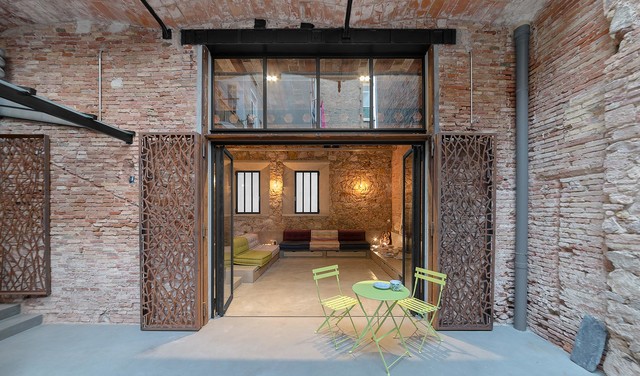 Loft MdP industriell-traedaeck