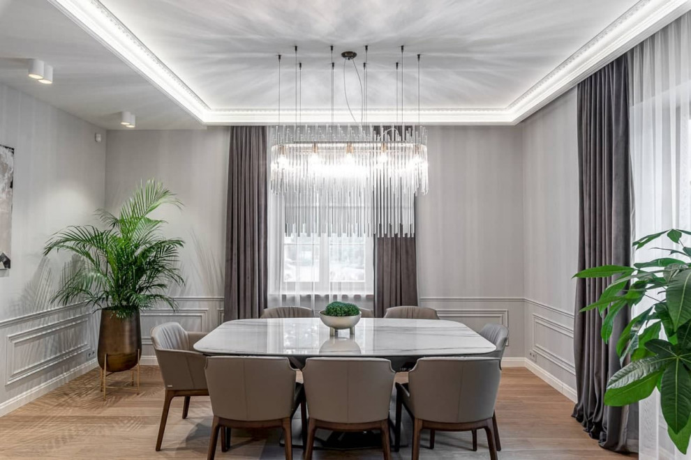 Дизайн-проект интерьера квартиры. Современный классический стиль