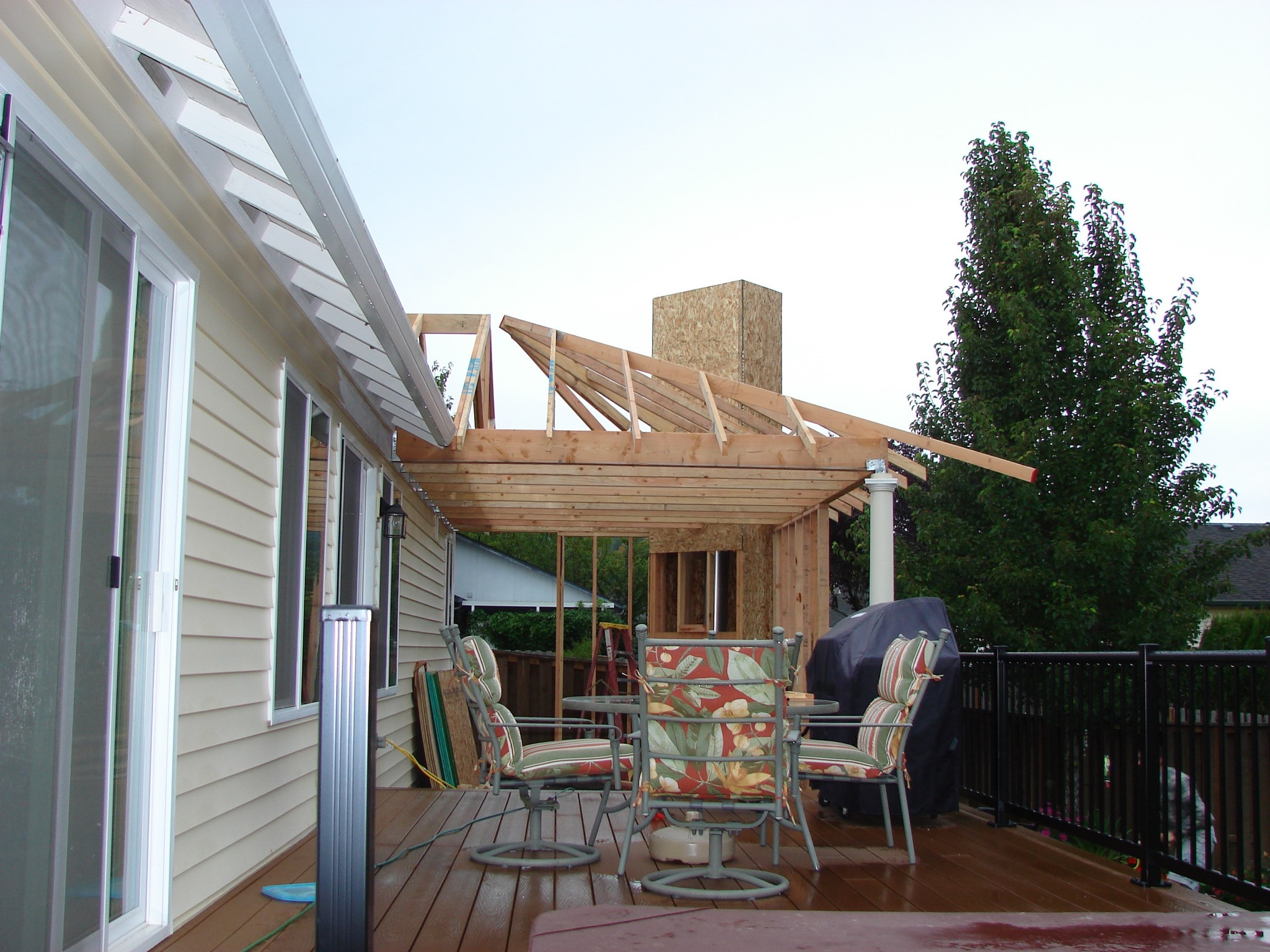 outdoor living space