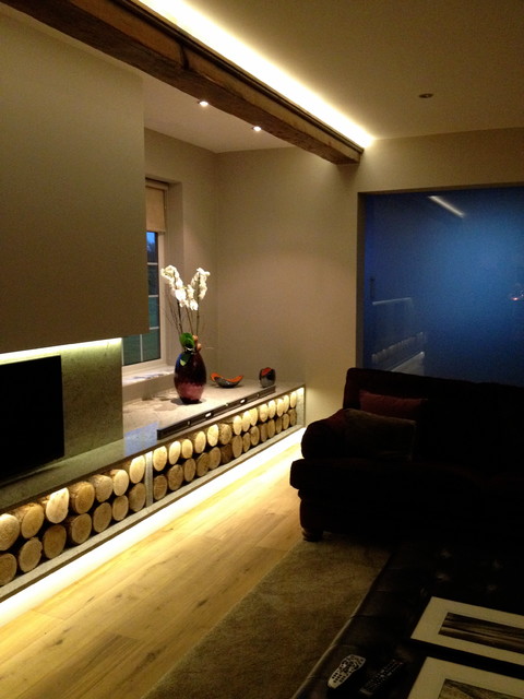 Lighting design modern-vardagsrum