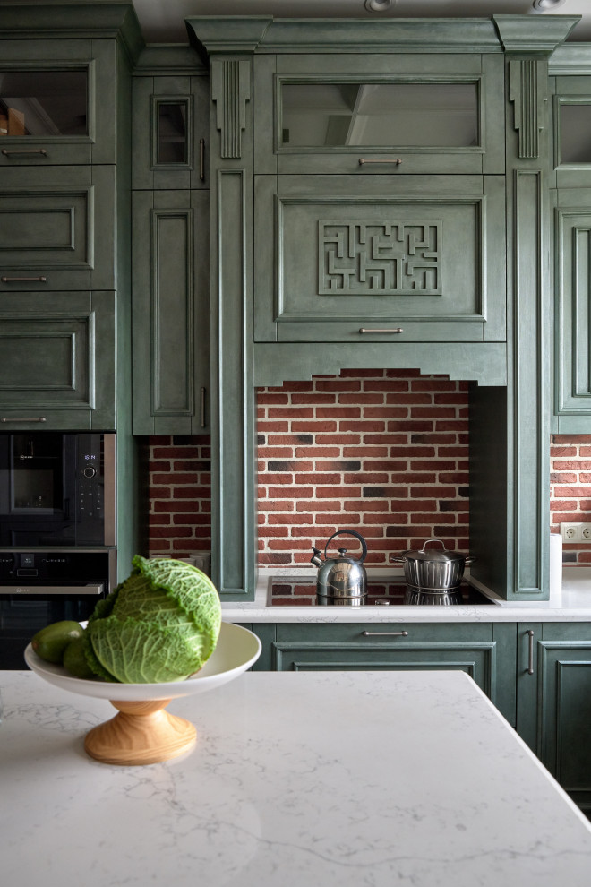 Кухня ЖК "Измайловское" для проекта Студии Натальи Преображенской