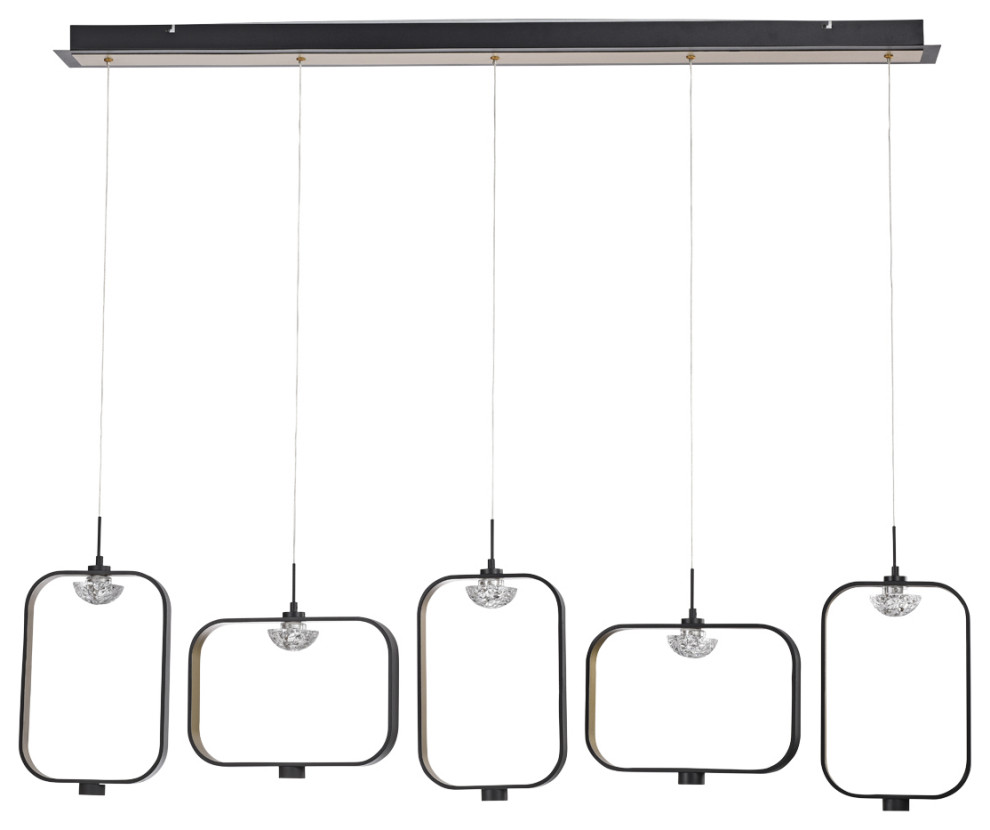 5 Light Modern Island Light Contemporary Kitchen Island Lighting