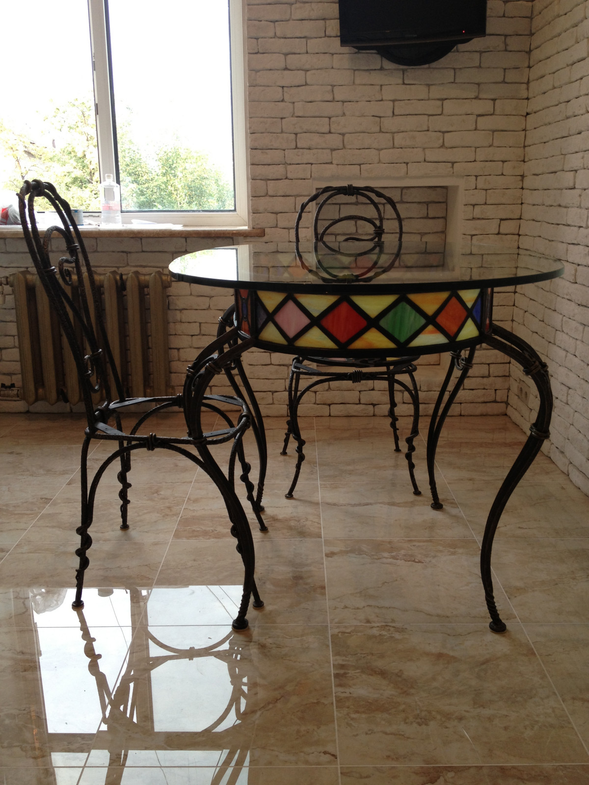 Кованая садовая мебель