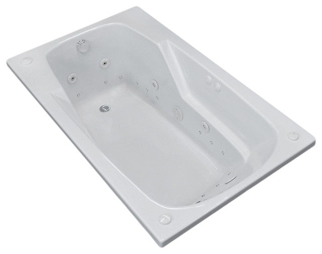 Troy 36 x 60 Rect. DropIn Bathtub with Whirlpool Jetted & Air Therapy