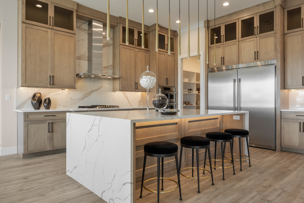 Inspiration for a transitional kitchen remodel in Seattle