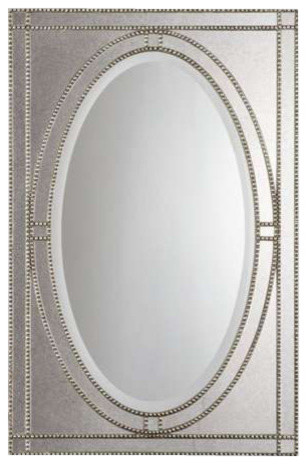 Uttermost Earnestine Antique Silver Mirror