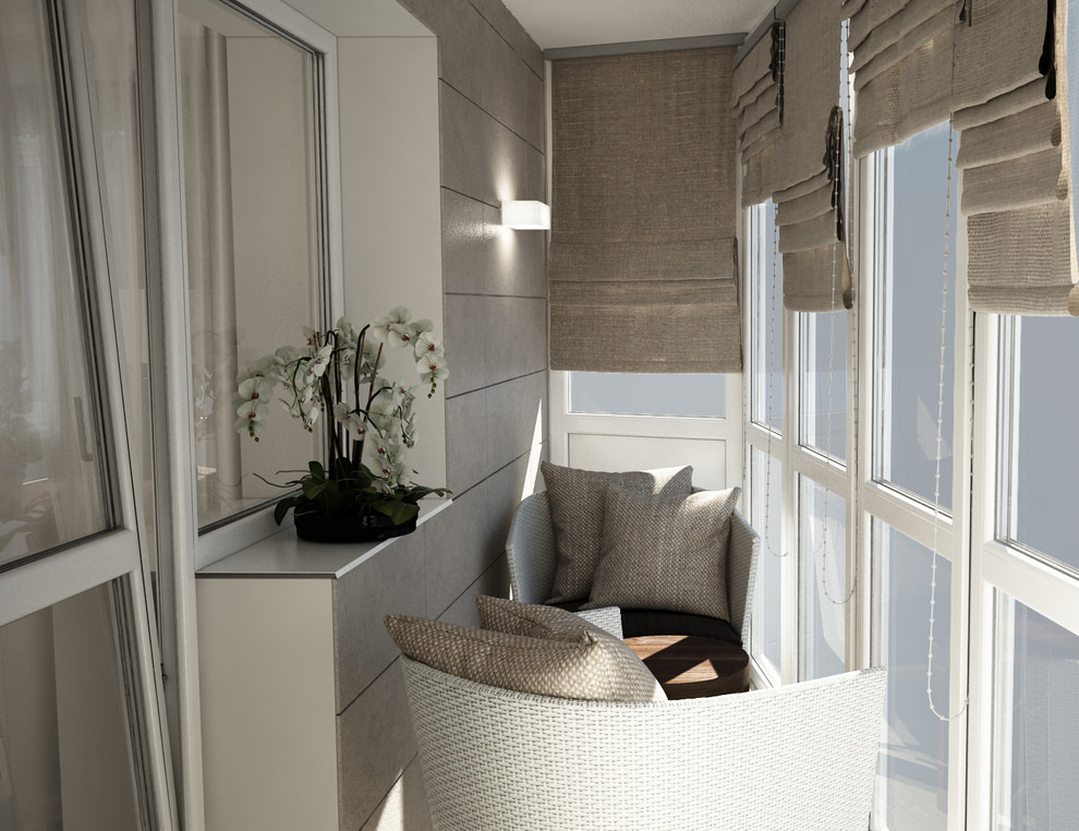 Квартира в спокойных тонах.