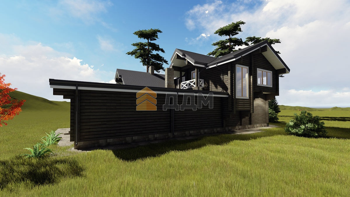Дом из клееного бруса "Сочи"