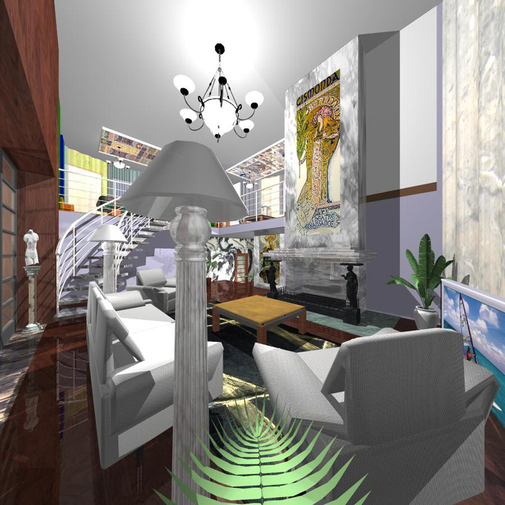 Интерьер коттеджа в Свердловской области 2