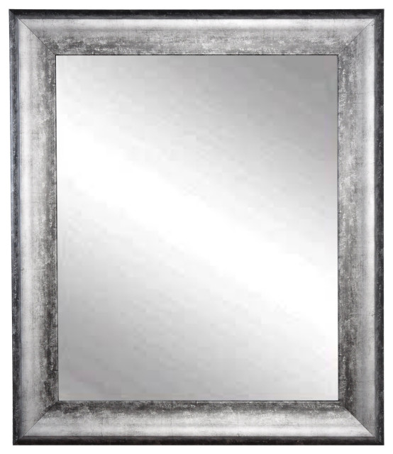 Kingston Silver Wall Mirror Farmhouse Wall Mirrors by VirVentures