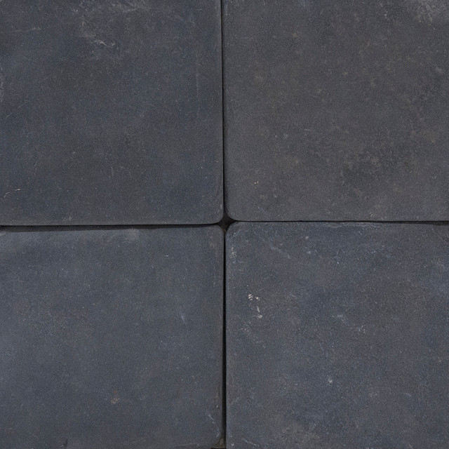 Black 4 x 4 Tumbled - MFD Tile