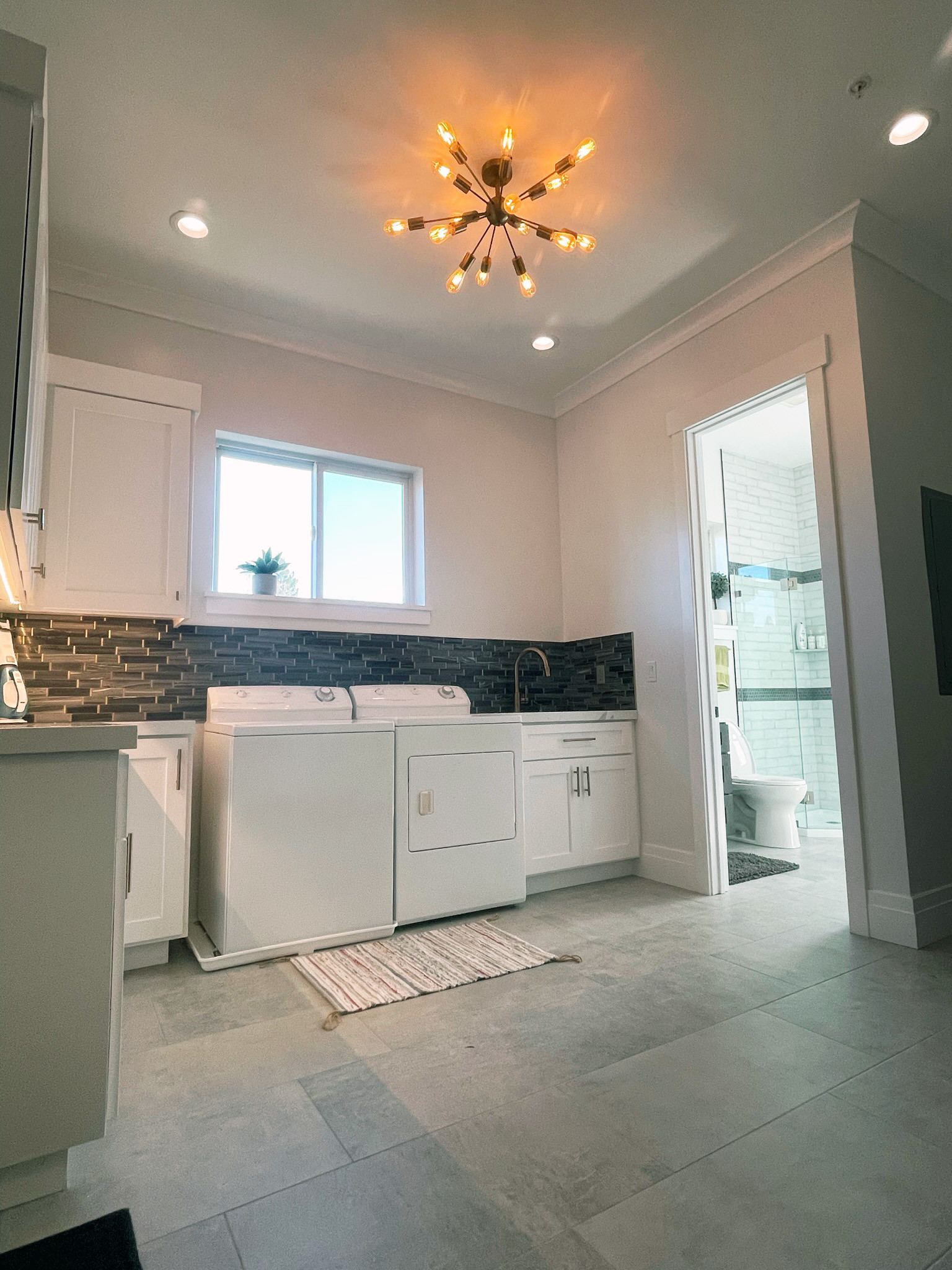 Custom Washer/Dryer Space