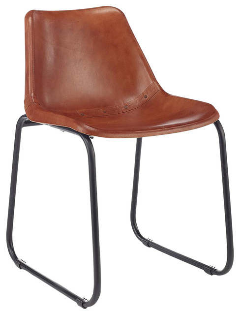 Smooth Leather Club Chair