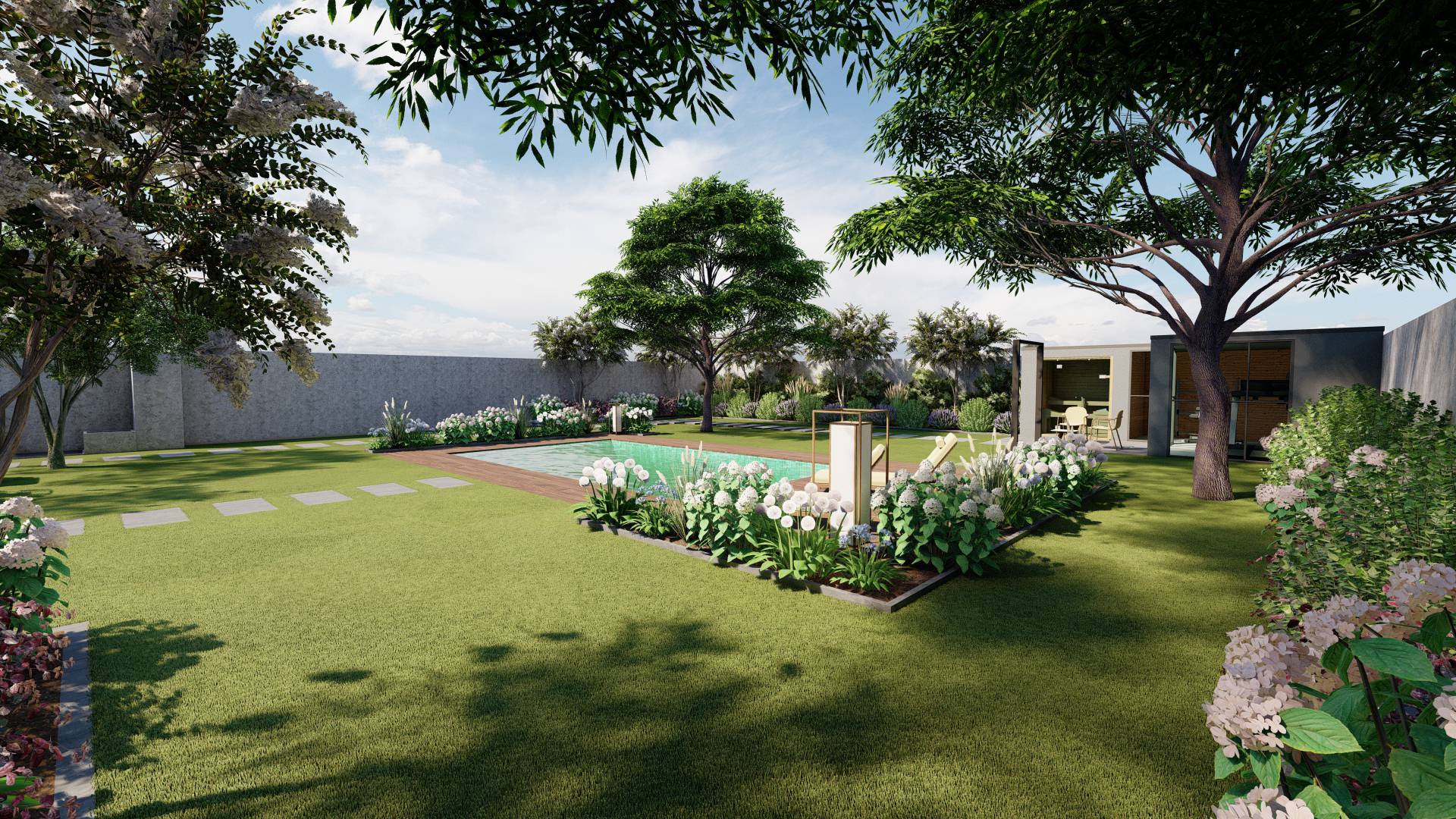The white garden