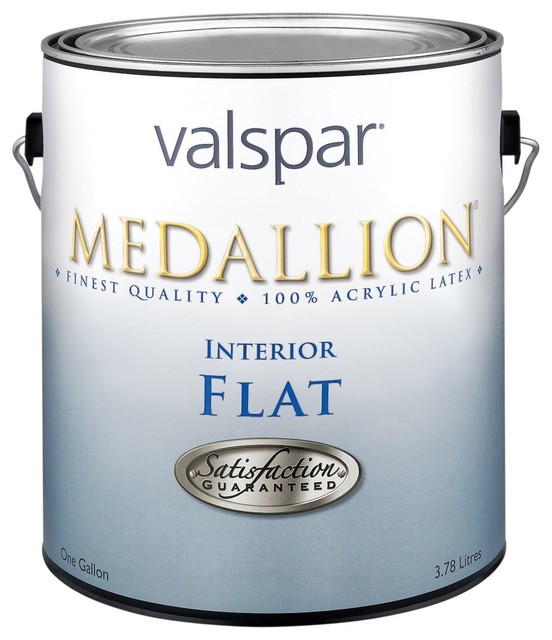 Valspar 1 Gallon Medallion Interior Acrylic Flat Wall Paint (4-Pack)