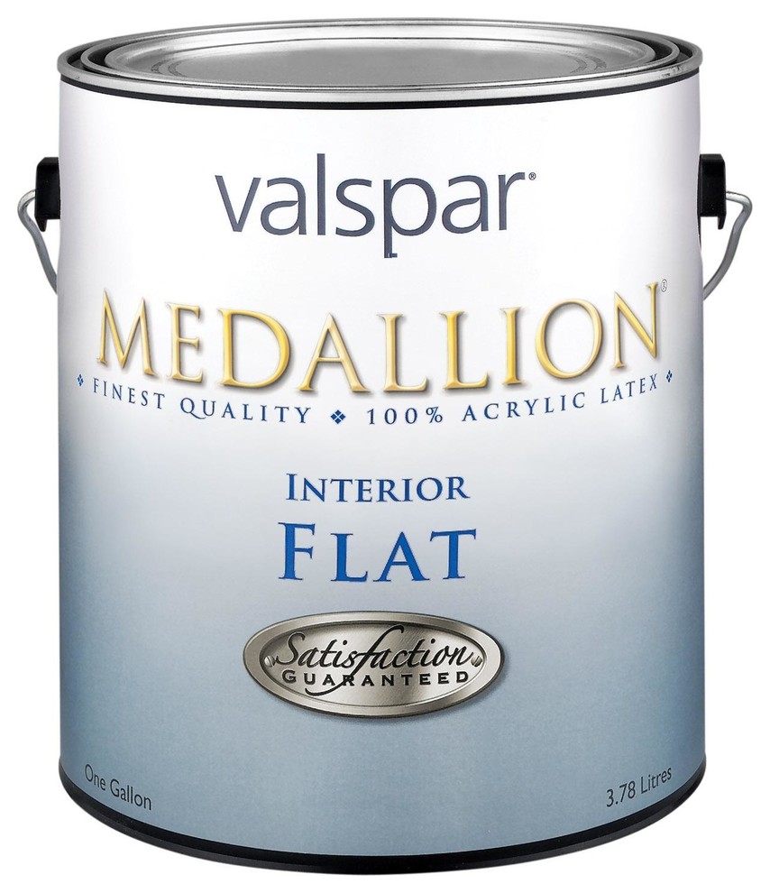Valspar 1 Gallon Medallion Interior Acrylic Flat Wall Paint (4-Pack)