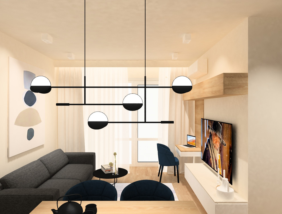 3-комнатная квартира 52 м.кв. для молодой пары