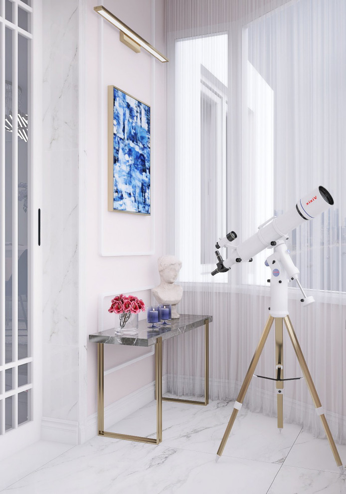 Неоклассика в оттенках нежной розы и сапфира