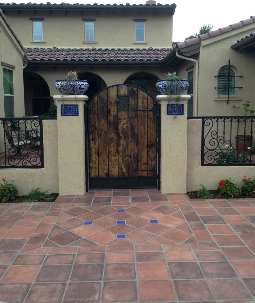 This is an example of a mediterranean exterior in Los Angeles.