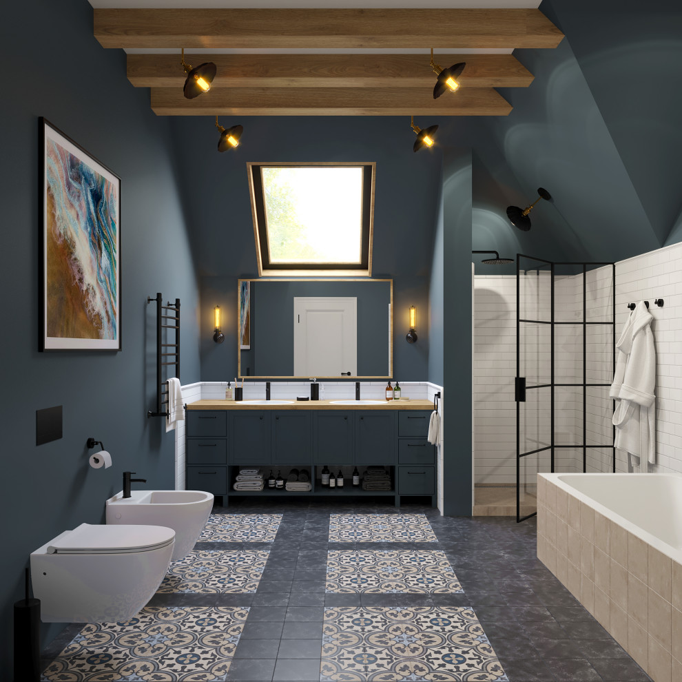 мастер-ванная. визуализация