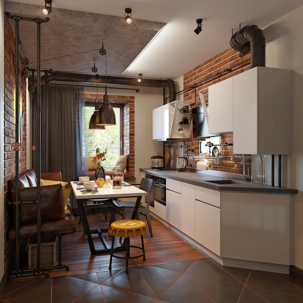Кухня в стиле ЛОФТ