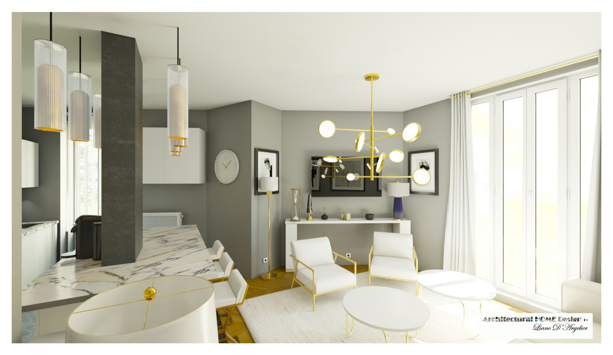 Appartement Haussmannien cœur de Nice.