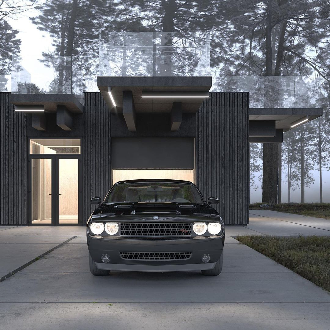 Проект загородного коттеджа.