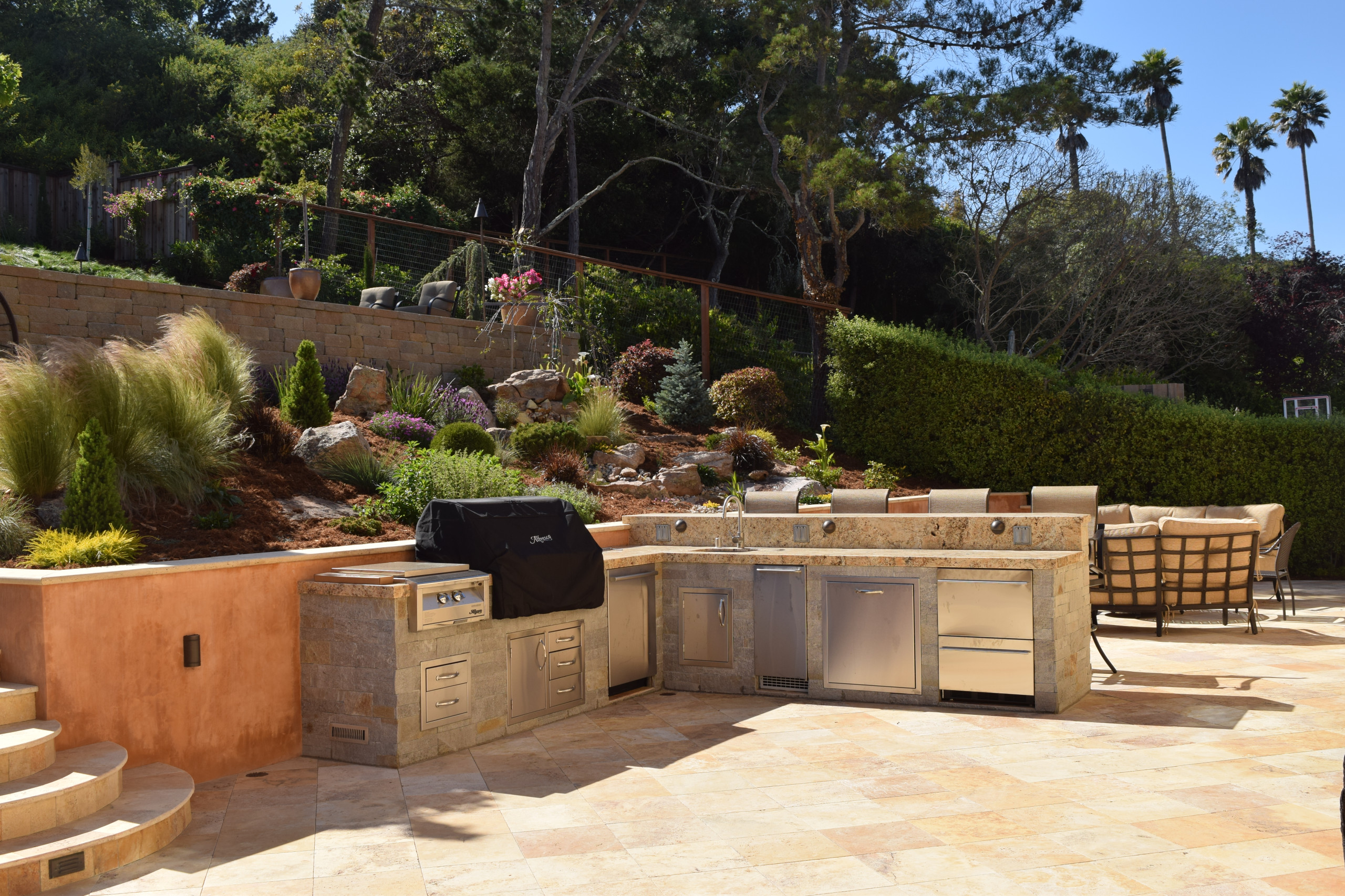 Mediterranean Backyard Transformation - Tiburon, CA