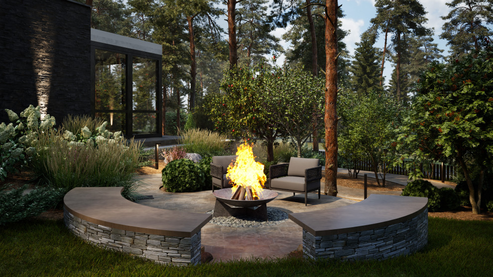 Лесной сад в поселке Урман