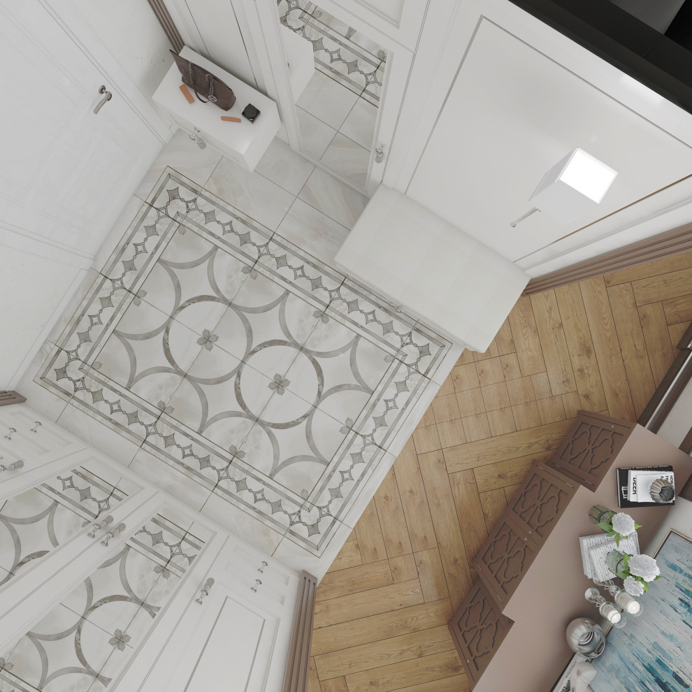 Проект. Интерьер квартиры. Неоклассика (180 кв м)