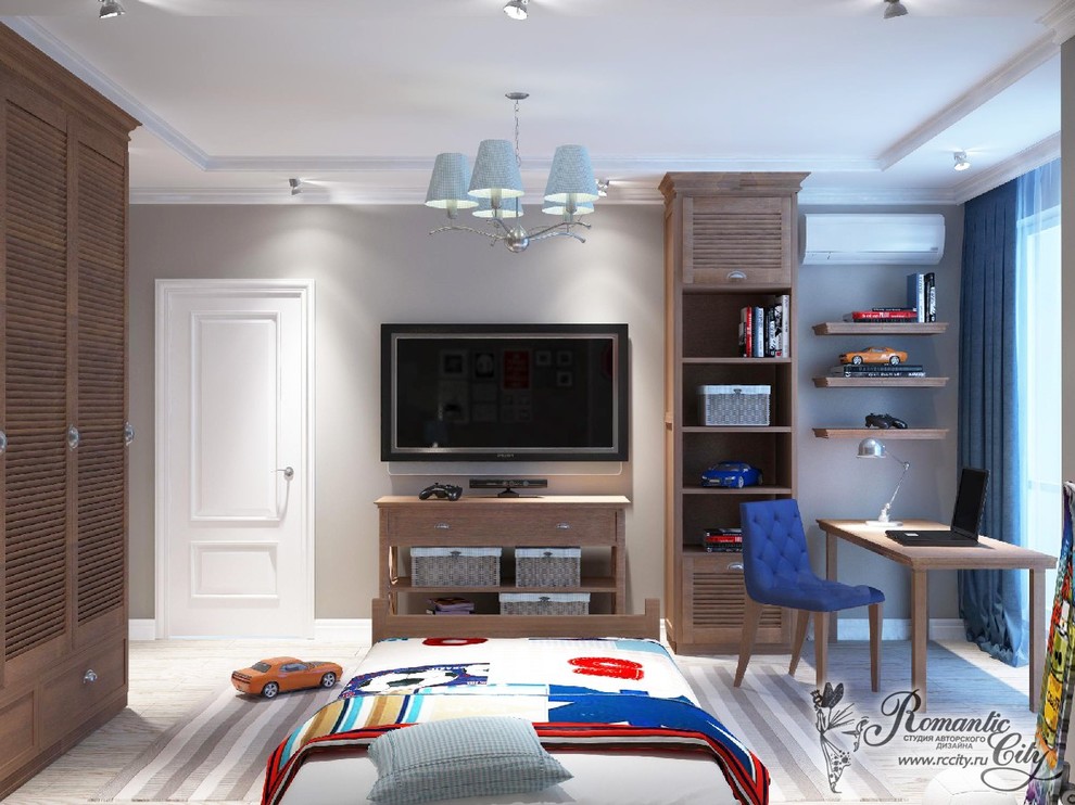 Дизайн трехкомнатной квартиры в светлых тонах