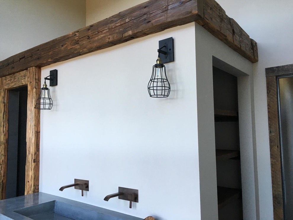 Home design - rustic home design idea in Seattle
