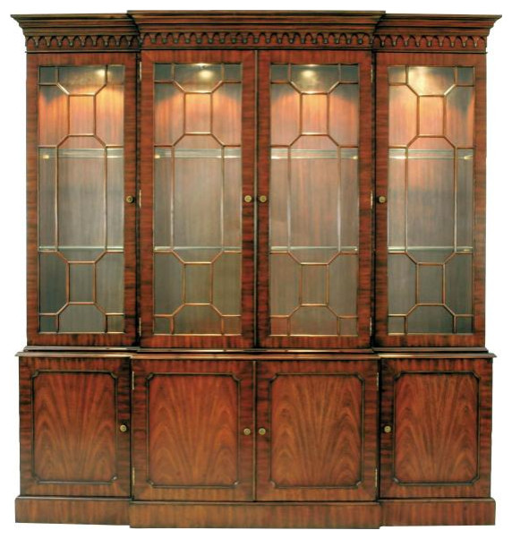 Breakfront Lighted China Traditional China And