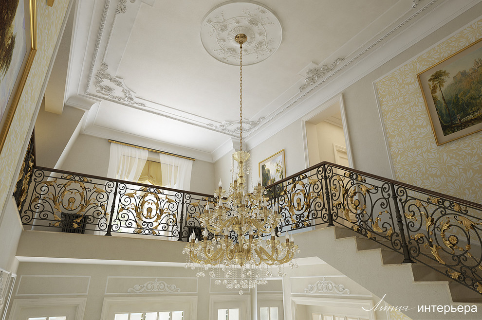 Загородный Дом в Подмосковье, классический интерьер