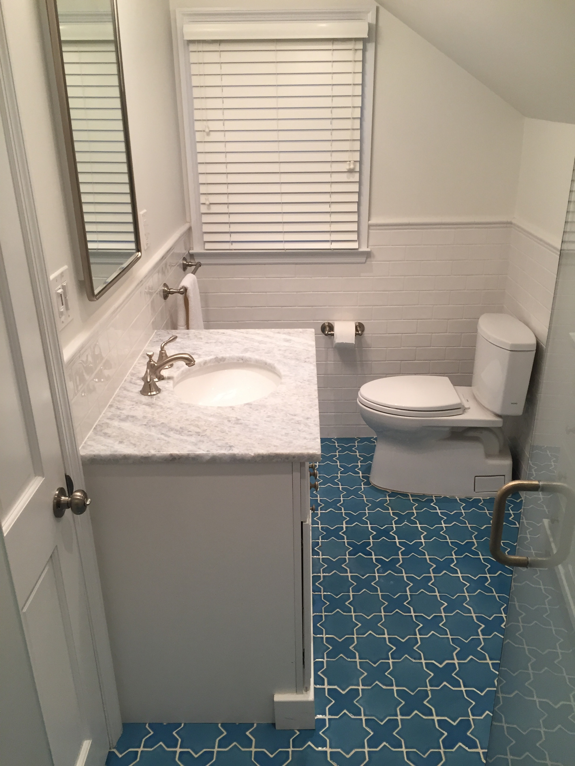 Koch's Master bathroom floor