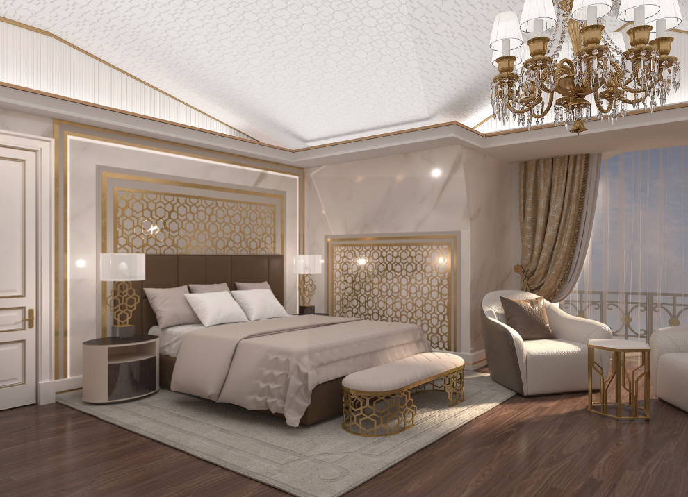 г.Москва , Спальня в стиле неоклассики