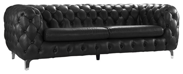 Modern Real Leather Tufted Chesterfield Sofa Couch With Built In Modern Real Leather Tufted Chesterfield Sofa Couch With Built In Shelving E