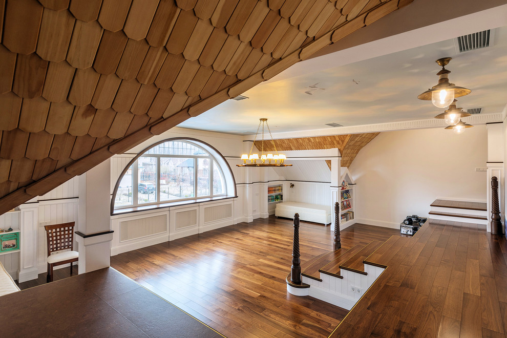 Мебель предметы интерьера в загородном доме.