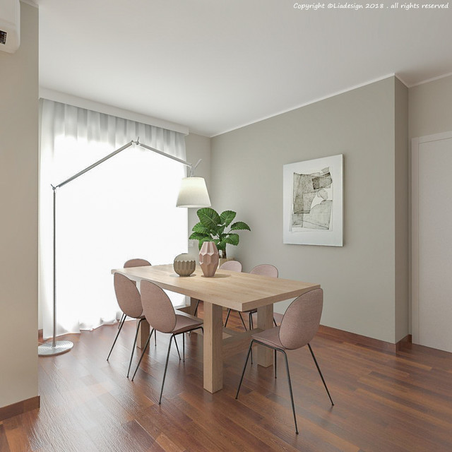 Casa nuova ed uno stile da creare - Progetto in corso contemporary-rendering