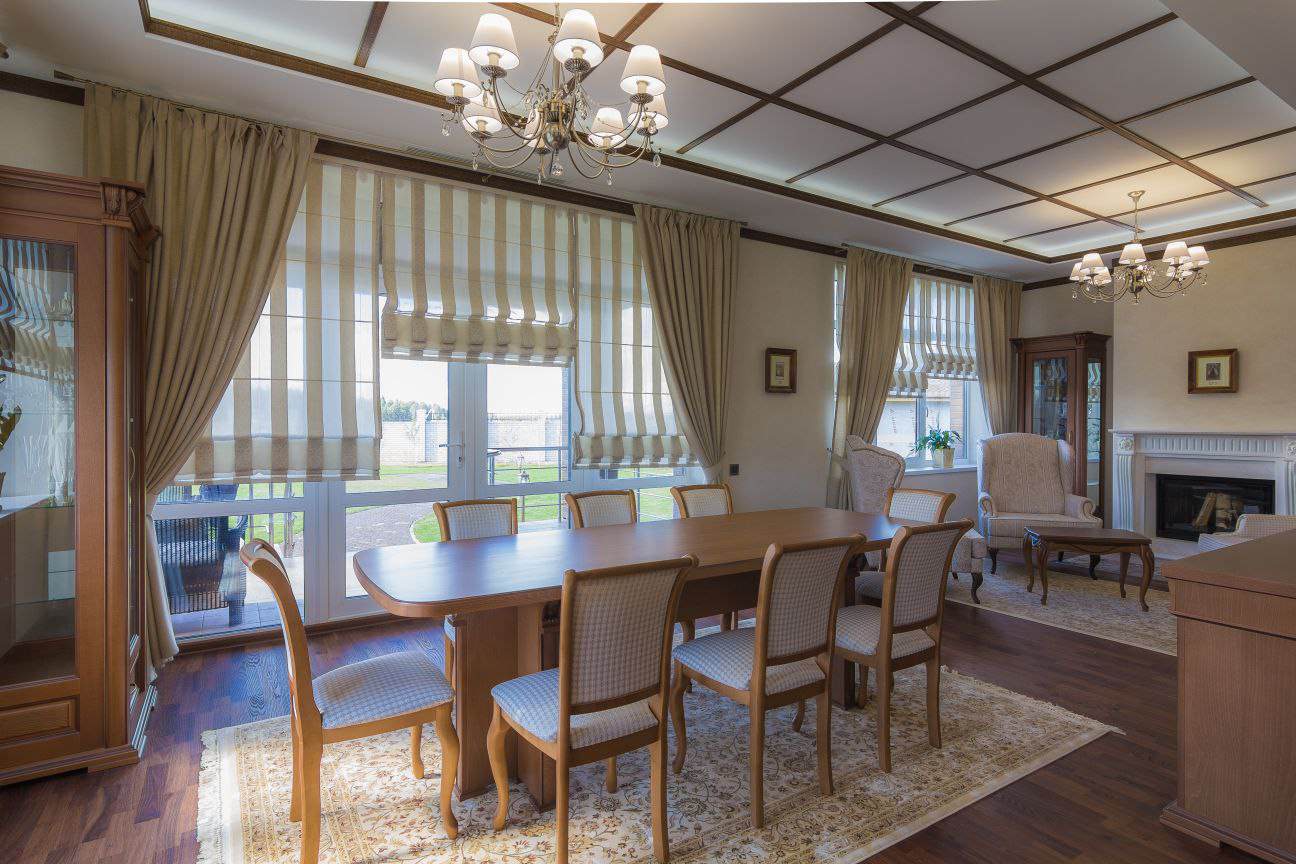 Интерьер столовой комнаты