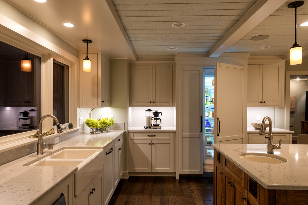Inspiration for a transitional kitchen remodel in Seattle