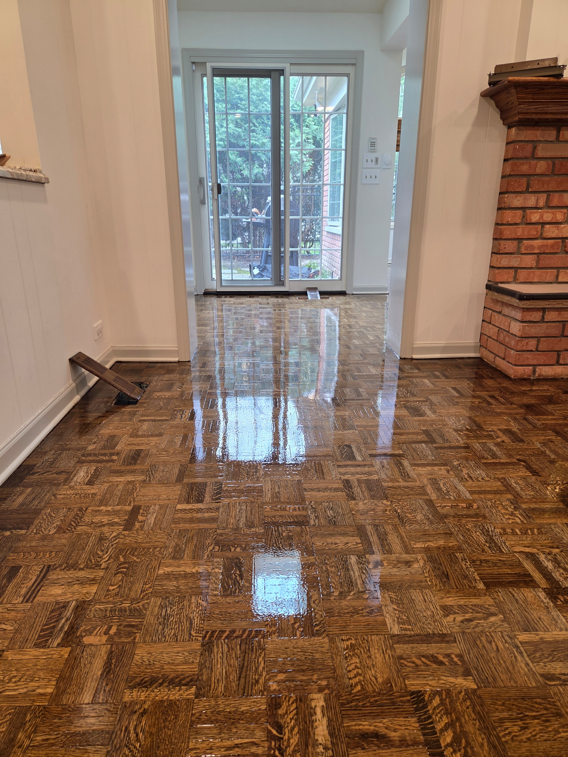 Parquet flooring restoration