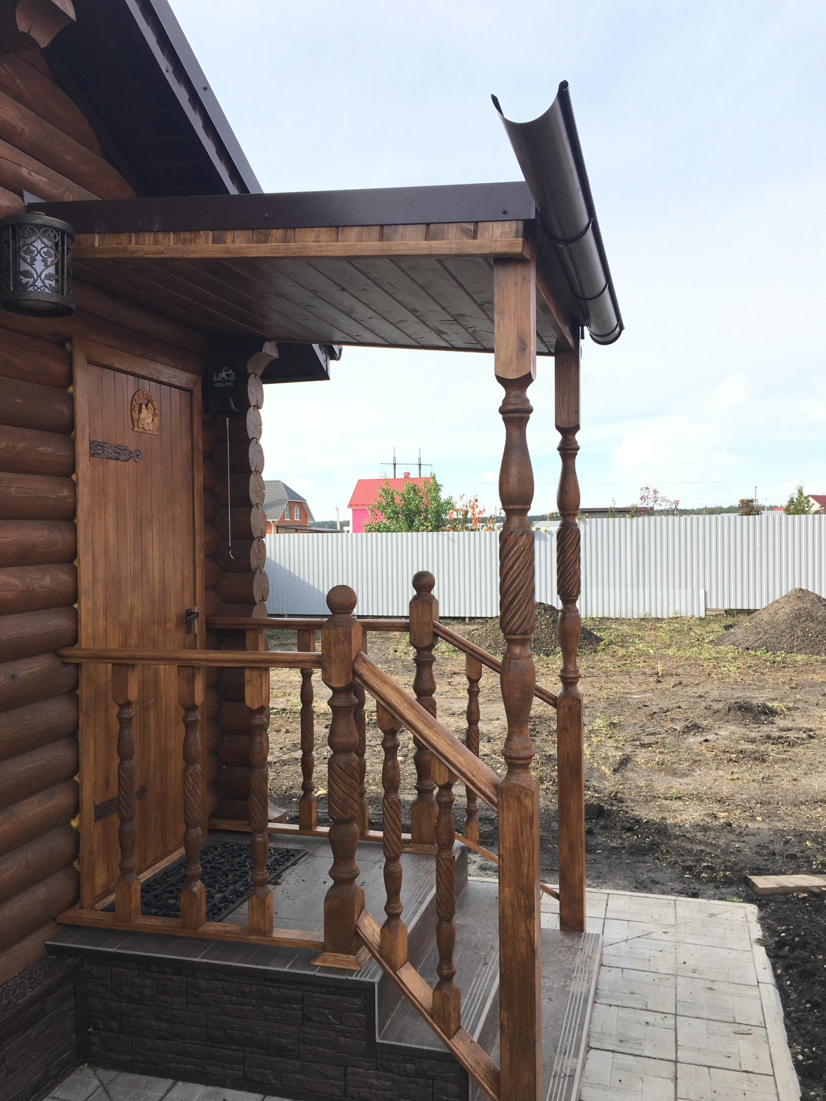 Отделка бани из сруба