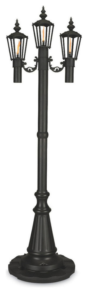 Patio Living Concepts Newport 84 Inch Citronella Triple Flame Patio Lantern - Pa