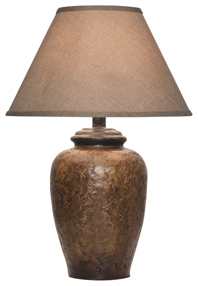 Yuma Stucco Pattern Table Lamp With Shade