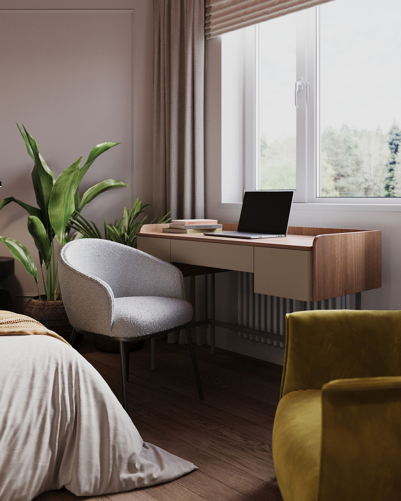 Современная классика в двухкомнатной квартире