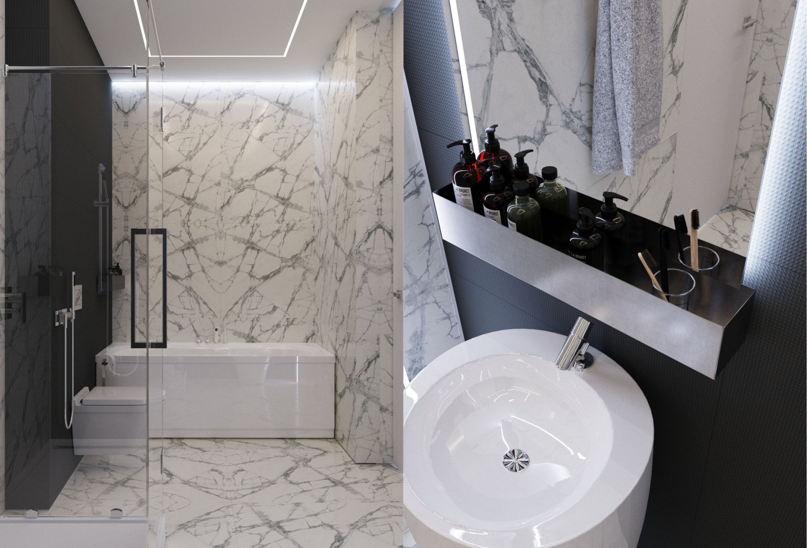 Дизайн проект 3-х комнатной квартиры г. Курск