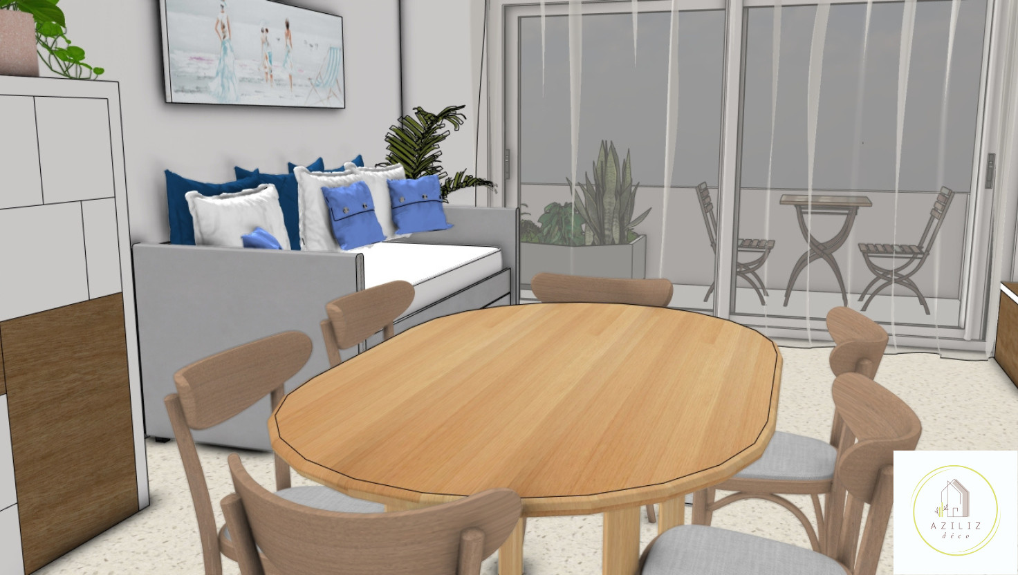 COACHING DECO transition d'une grande maison à un appartement plus compact