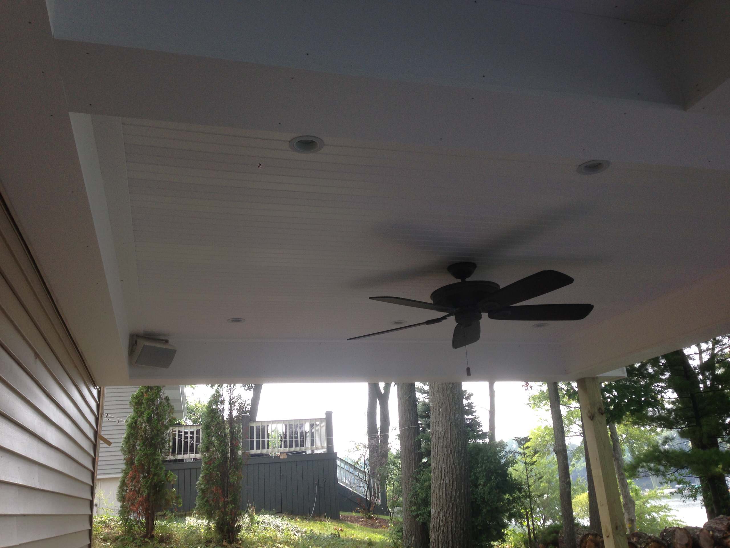 Azek Beadboard Ceiling Installation Shelly Lighting